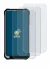 Image of the device Oukitel WP23 with a wide variety of screen protectors.