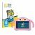 Front side of a product packaging with the brand logo BROTECT. Next to it is the device okulaku KIDS03-Pro03 7" shown with the