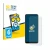 Front side of a product packaging with the brand logo BROTECT. Next to it is the device Telekom T Phone 2 shown with the corre