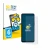 Front side of a product packaging with the brand logo BROTECT. Next to it is the device Telekom T Phone 2 Pro shown with the c