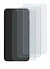 Image of the device Cubot A10 with a wide variety of screen protectors.
