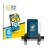 Front side of a product packaging with the brand logo BROTECT. Next to it is the device Joyor S8-S V1 shown with the correspon