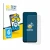 Front side of a product packaging with the brand logo BROTECT. Next to it is the device Volla Phone 22 shown with the correspo