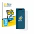 Front side of a product packaging with the brand logo BROTECT. Next to it is the device Oukitel P1 shown with the correspondin