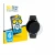 Front side of a product packaging with the brand logo BROTECT. Next to it is the device Levowatch EDGY shown with the correspo