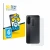Front side of a product packaging with the brand logo BROTECT. Next to it is the device Samsung Galaxy A17 5G (Back) shown wit