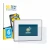 Front side of a product packaging with the brand logo BROTECT. Next to it is the device BUCHER automation JetView 1004 shown w