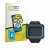 Front side of a product packaging with the brand logo BROTECT. Next to it is the device Shearwater PEREGRINE dive computer sho