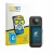Front side of a product packaging with the brand logo BROTECT. Next to it is the device Akaso 360 shown with the corresponding
