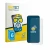 Front side of a product packaging with the brand logo BROTECT. Next to it is the device realme Narzo 100 Lite 5G shown with th