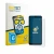 Front side of a product packaging with the brand logo BROTECT. Next to it is the device Xiaomi Redmi A3 Pro shown with the cor
