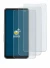 Image of the device Sonim XP Pro E with a wide variety of screen protectors.