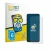 Front side of a product packaging with the brand logo BROTECT. Next to it is the device TCL 605 shown with the corresponding s