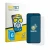 Front side of a product packaging with the brand logo BROTECT. Next to it is the device realme C100x shown with the correspond