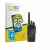 Front side of a product packaging with the brand logo BROTECT. Next to it is the device Icom IC-F4400DT shown with the corresp