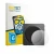Front side of a product packaging with the brand logo BROTECT. Next to it is the device FiiO SnowSky Disc shown with the corre