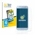 Front side of a product packaging with the brand logo BROTECT. Next to it is the device Samsung Galaxy A5 2017 shown with the 