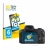 Front side of a product packaging with the brand logo BROTECT. Next to it is the device Canon PowerShot SX70 HS shown with the