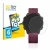 Front side of a product packaging with the brand logo BROTECT. Next to it is the device Garmin Forerunner 245 shown with the c