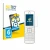 Front side of a product packaging with the brand logo BROTECT. Next to it is the device AVM Fritz!Fon C6 shown with the corres