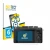 Front side of a product packaging with the brand logo BROTECT. Next to it is the device Olympus PEN E-PL10 shown with the corr