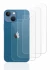 Image of the device Apple iPhone 13 mini (Back) with a wide variety of screen protectors.