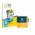 Front side of a product packaging with the brand logo BROTECT. Next to it is the device Panic Playdate shown with the correspo