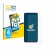 Front side of a product packaging with the brand logo BROTECT. Next to it is the device Motorola Edge 30 shown with the corres