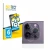 Front side of a product packaging with the brand logo BROTECT. Next to it is the device Apple iPhone 14 Pro (ONLY Camera Lens)