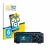 Front side of a product packaging with the brand logo BROTECT. Next to it is the device Yaesu FT-710 shown with the correspond