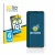 Front side of a product packaging with the brand logo BROTECT. Next to it is the device Beafon M6s premium shown with the corr