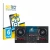 Front side of a product packaging with the brand logo BROTECT. Next to it is the device Numark Mixstream Pro+ shown with the c