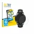 Front side of a product packaging with the brand logo BROTECT. Next to it is the device Xiaomi Watch S3 shown with the corresp