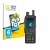 Front side of a product packaging with the brand logo BROTECT. Next to it is the device Motorola MTP6650 shown with the corres