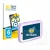 Front side of a product packaging with the brand logo BROTECT. Next to it is the device Myfirst Camera 50 shown with the corre