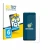 Front side of a product packaging with the brand logo BROTECT. Next to it is the device realme Note 60 4G shown with the corre