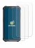 Image of the device Sonim XP400 with a wide variety of screen protectors.