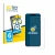 Front side of a product packaging with the brand logo BROTECT. Next to it is the device Oukitel P1 shown with the correspondin