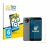 Front side of a product packaging with the brand logo BROTECT. Next to it is the device ZTE Blade A35 lite (Front+Camera) show