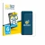 Front side of a product packaging with the brand logo BROTECT. Next to it is the device Samsung Galaxy S25 Edge shown with the