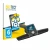 Front side of a product packaging with the brand logo BROTECT. Next to it is the device Motocaddy M7 GPS Remote shown with the