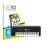 Front side of a product packaging with the brand logo BROTECT. Next to it is the device KORG Nautilus 61 shown with the corres