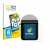 Front side of a product packaging with the brand logo BROTECT. Next to it is the device KitchenBoss G330 shown with the corres