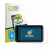 Front side of a product packaging with the brand logo BROTECT. Next to it is the device Atomos Ninja RAW 5" shown with the cor