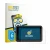 Front side of a product packaging with the brand logo BROTECT. Next to it is the device Atomos Ninja TX GO 5" shown with the c