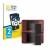 Front side of a product packaging with the brand logo BROTECT. Next to it is the device Nintendo DSi XL shown with the corresp