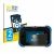 Front side of a product packaging with the brand logo BROTECT. Next to it is the device Vtech Storio Max 2.0 shown with the co