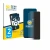Front side of a product packaging with the brand logo BROTECT. Next to it is the device realme 7 5G shown with the correspondi