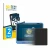 Front side of a product packaging with the brand logo BROTECT. Next to it is the device Amazon Fire HD 8 Kids Pro 2022 shown w