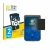 Front side of a product packaging with the brand logo BROTECT. Next to it is the device Blaze Super Pocket shown with the corr